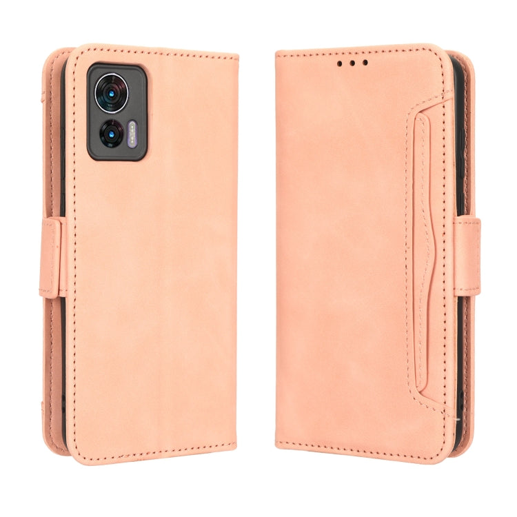 For Motorola Edge 30 Neo / Edge 30 Lite Skin Feel Calf Texture Card Slots Leather Phone Case