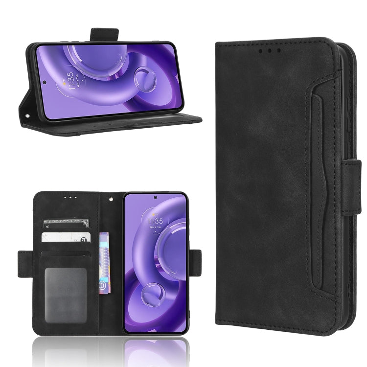 For Motorola Edge 30 Neo / Edge 30 Lite Skin Feel Calf Texture Card Slots Leather Phone Case