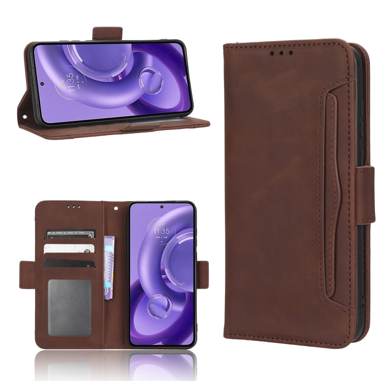 For Motorola Edge 30 Neo / Edge 30 Lite Skin Feel Calf Texture Card Slots Leather Phone Case