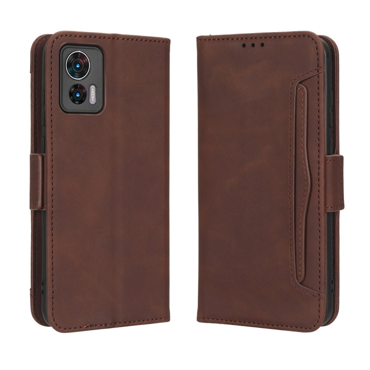 For Motorola Edge 30 Neo / Edge 30 Lite Skin Feel Calf Texture Card Slots Leather Phone Case