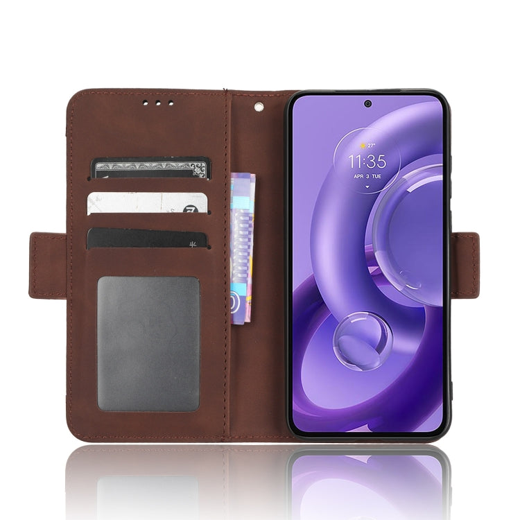 For Motorola Edge 30 Neo / Edge 30 Lite Skin Feel Calf Texture Card Slots Leather Phone Case