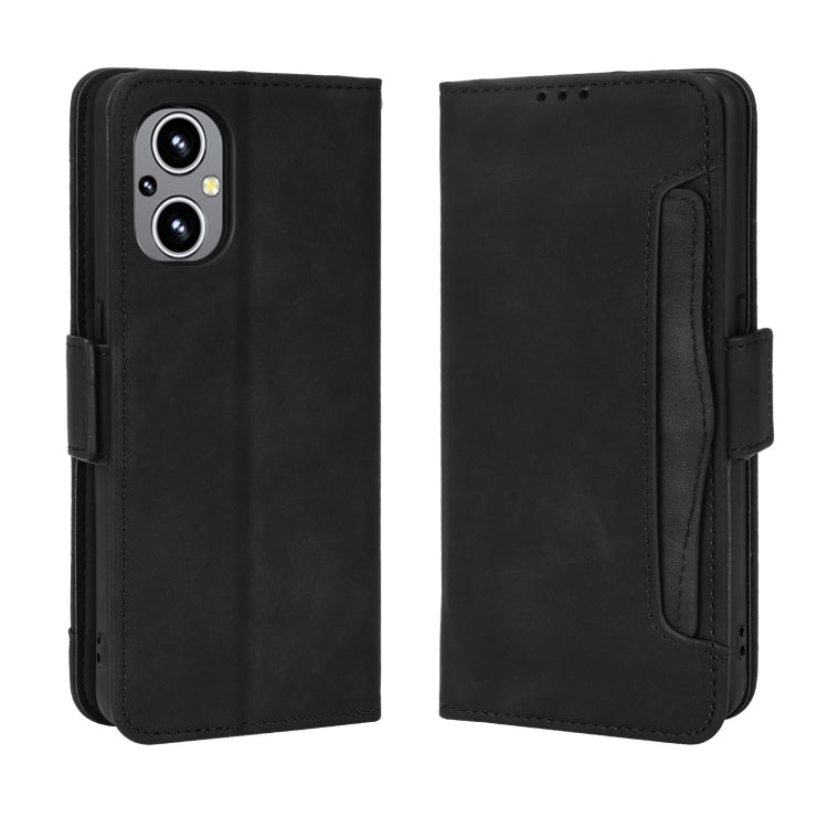 For OPPO  Reno8 Lite 5G Global/Reno8 Z/Reno7 Z Skin Feel Calf Texture Card Slots Leather Phone Case