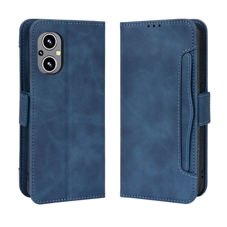 For OPPO  Reno8 Lite 5G Global/Reno8 Z/Reno7 Z Skin Feel Calf Texture Card Slots Leather Phone Case