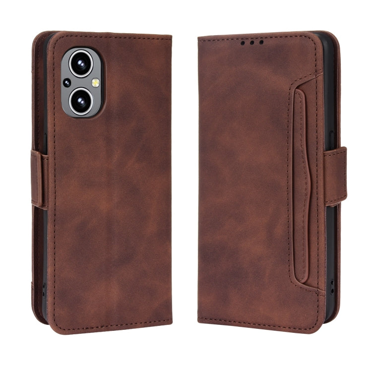 For OPPO  Reno8 Lite 5G Global/Reno8 Z/Reno7 Z Skin Feel Calf Texture Card Slots Leather Phone Case