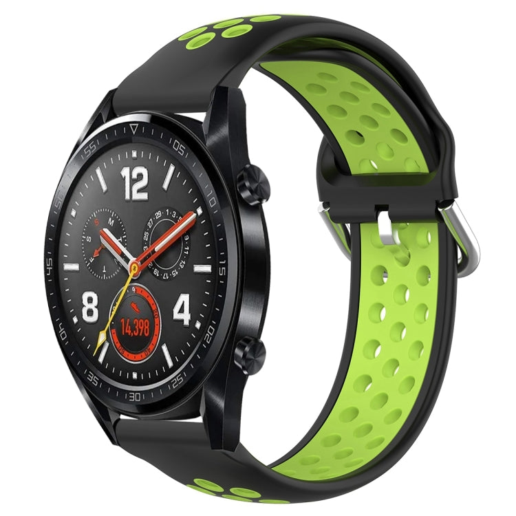 For Huawei Watch GT 46mm / 42mm 22mm Clasp Two Color Sport Watch Band