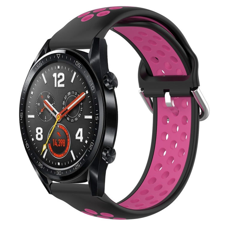 For Huawei Watch GT 46mm / 42mm 22mm Clasp Two Color Sport Watch Band