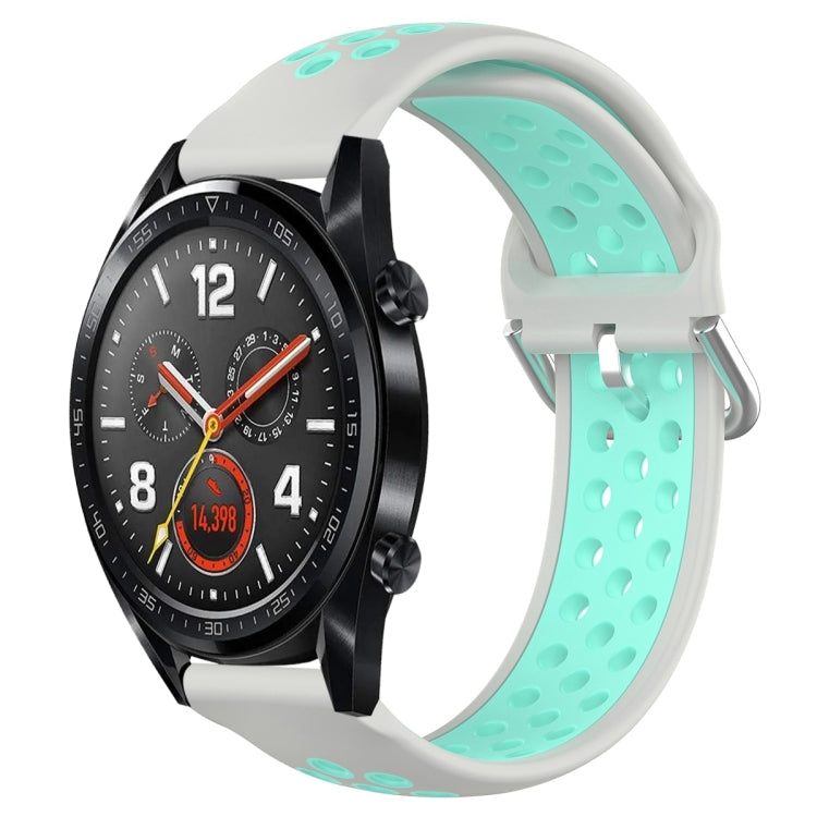 For Huawei Watch GT 46mm / 42mm 22mm Clasp Two Color Sport Watch Band