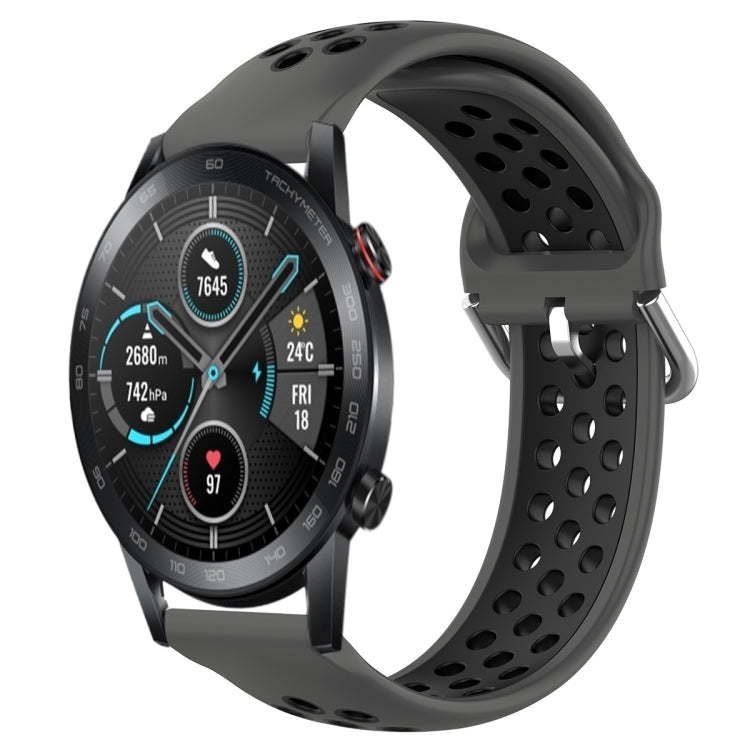 For Huawei Honor Magic Watch 2 46mm 22mm Clasp Two Color Sport Watch Band