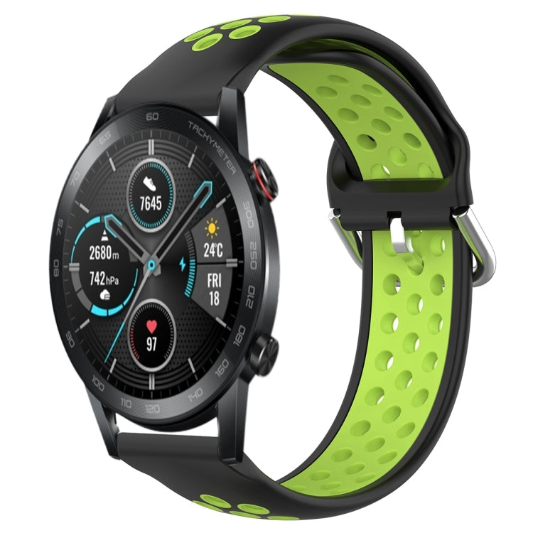 For Huawei Honor Magic Watch 2 46mm 22mm Clasp Two Color Sport Watch Band