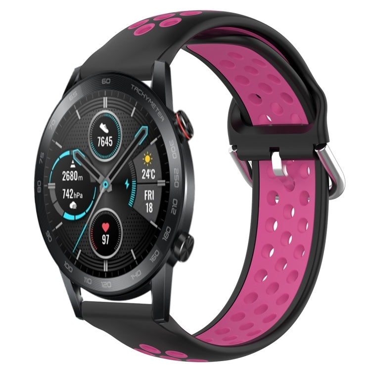 For Huawei Honor Magic Watch 2 46mm 22mm Clasp Two Color Sport Watch Band