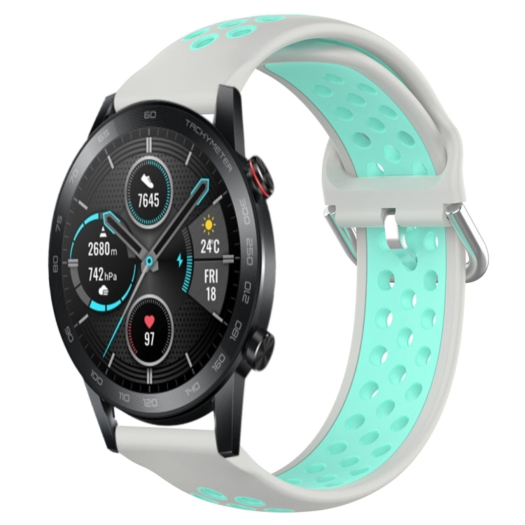 For Huawei Honor Magic Watch 2 46mm 22mm Clasp Two Color Sport Watch Band