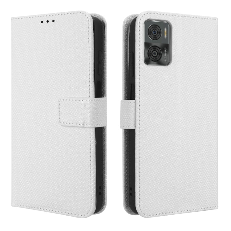 For Motorola Moto E22 / E22i Diamond Texture Leather Phone Case