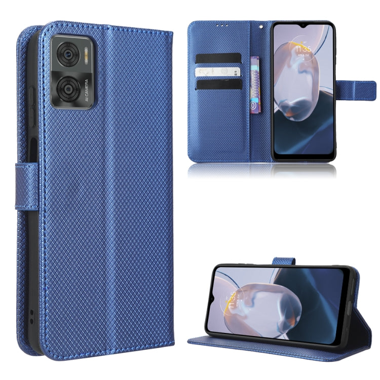 For Motorola Moto E22 / E22i Diamond Texture Leather Phone Case