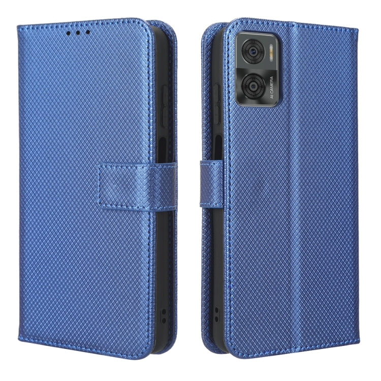 For Motorola Moto E22 / E22i Diamond Texture Leather Phone Case