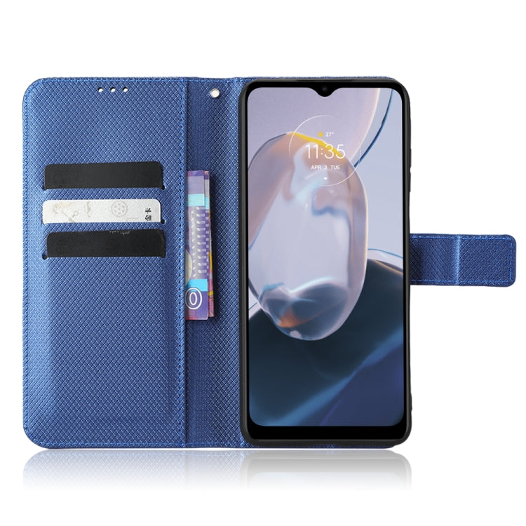 For Motorola Moto E22 / E22i Diamond Texture Leather Phone Case