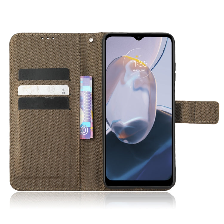 For Motorola Moto E22 / E22i Diamond Texture Leather Phone Case