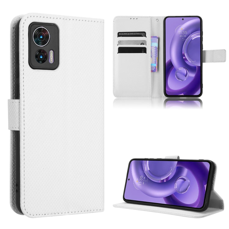 For Motorola Edge 30 Neo / Edge 30 Lite Diamond Texture Leather Phone Case