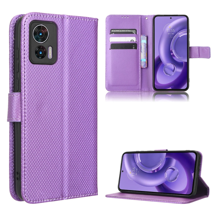 For Motorola Edge 30 Neo / Edge 30 Lite Diamond Texture Leather Phone Case