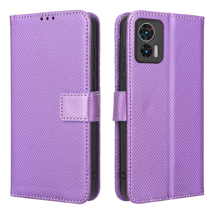 For Motorola Edge 30 Neo / Edge 30 Lite Diamond Texture Leather Phone Case