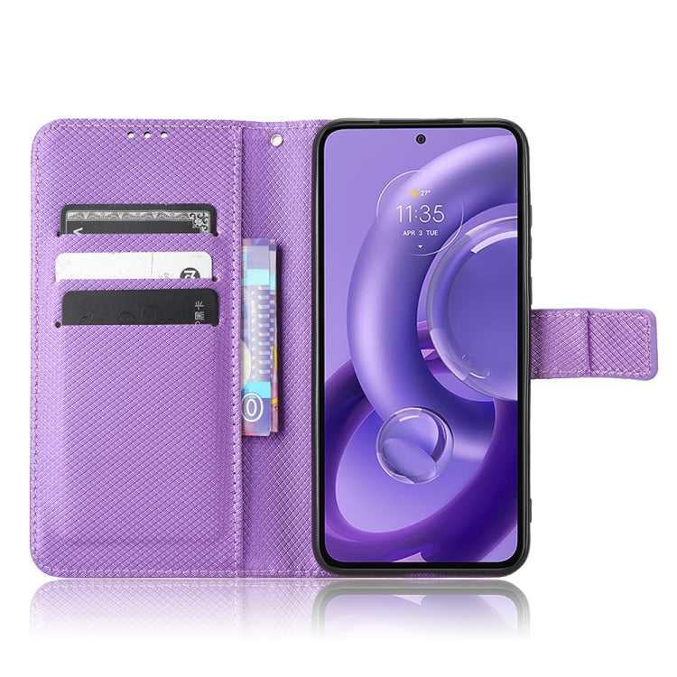 For Motorola Edge 30 Neo / Edge 30 Lite Diamond Texture Leather Phone Case