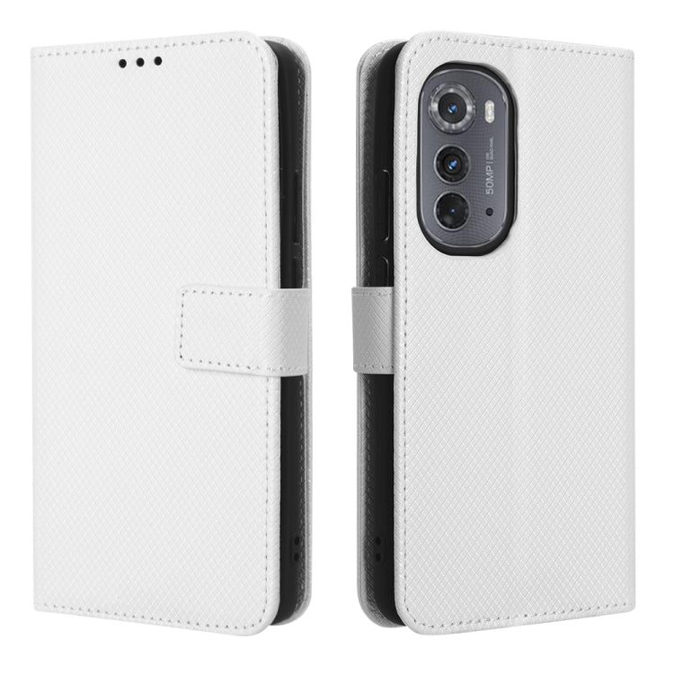 For Motorola Edge 2022 Diamond Texture Leather Phone Case
