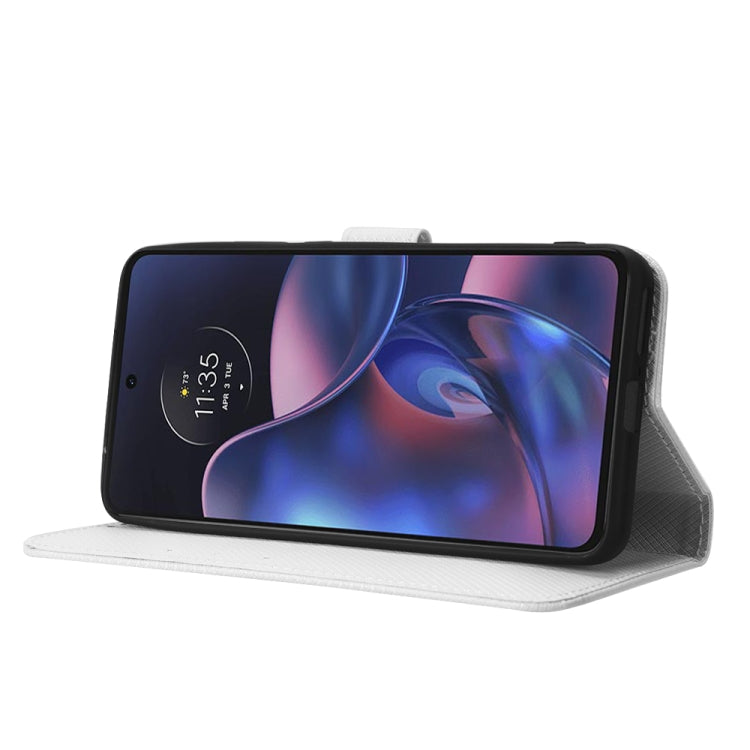 For Motorola Edge 2022 Diamond Texture Leather Phone Case
