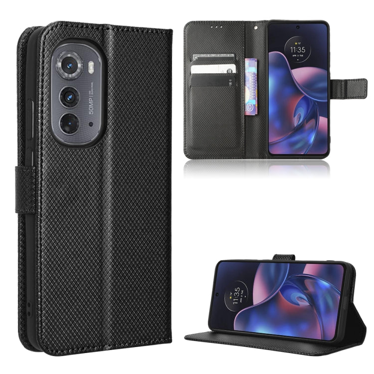 For Motorola Edge 2022 Diamond Texture Leather Phone Case