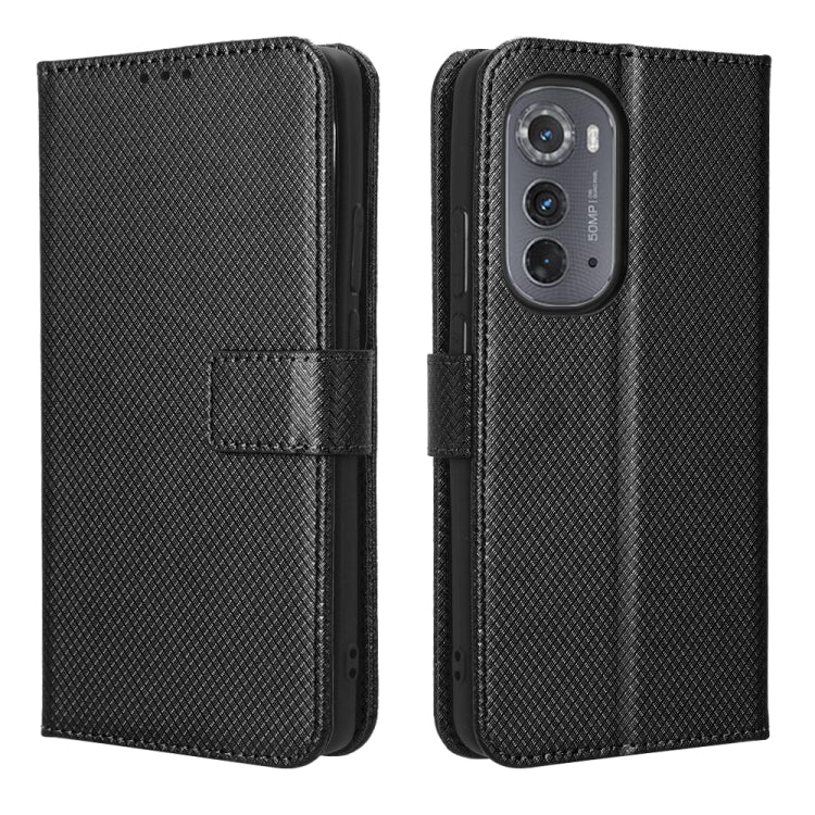 For Motorola Edge 2022 Diamond Texture Leather Phone Case