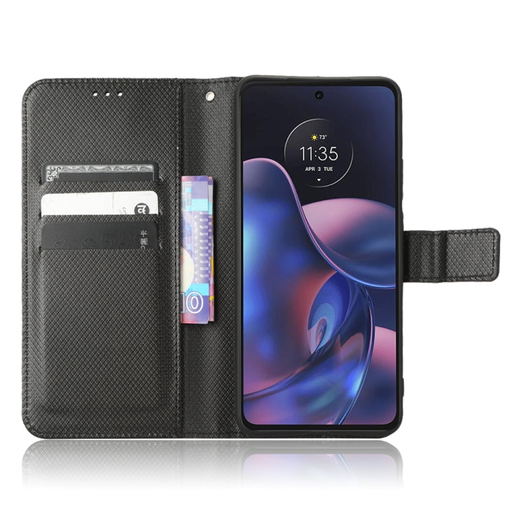 For Motorola Edge 2022 Diamond Texture Leather Phone Case