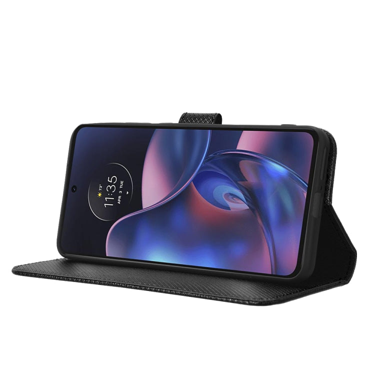 For Motorola Edge 2022 Diamond Texture Leather Phone Case
