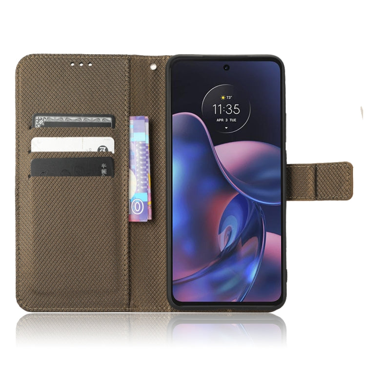 For Motorola Edge 2022 Diamond Texture Leather Phone Case