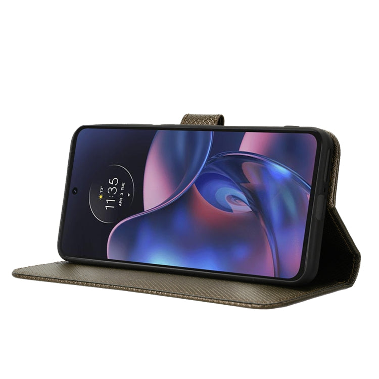 For Motorola Edge 2022 Diamond Texture Leather Phone Case