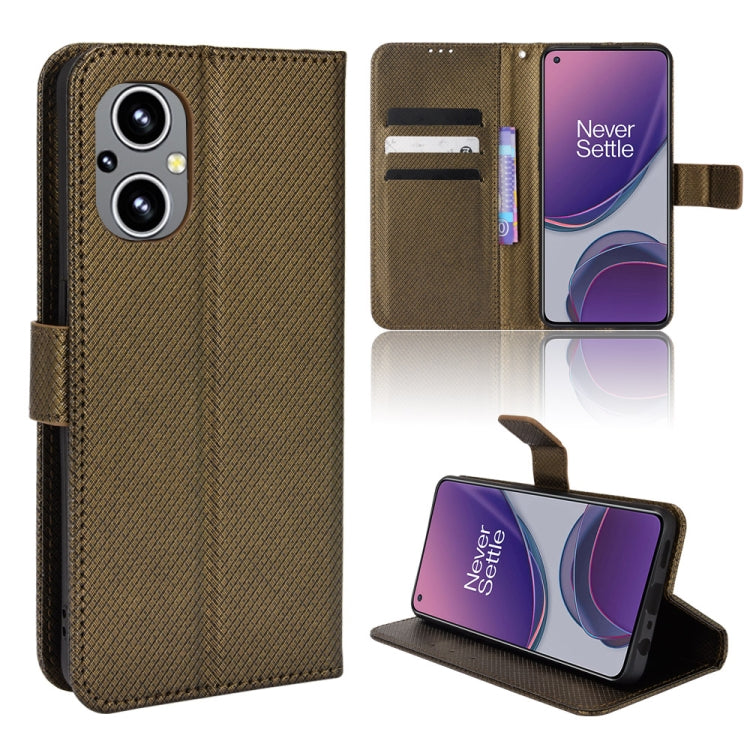 For OnePlus Nord N20 5G Diamond Texture Leather Phone Case