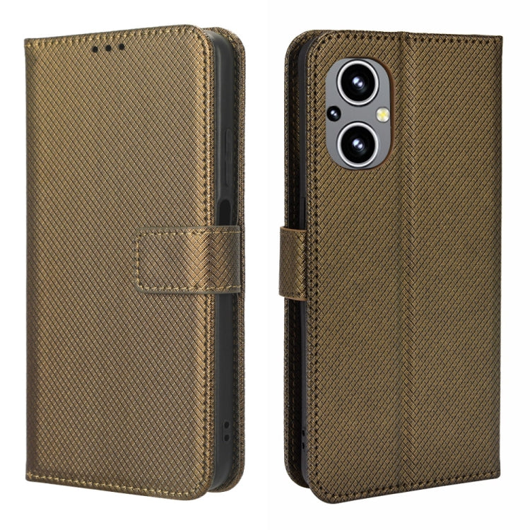 For OnePlus Nord N20 5G Diamond Texture Leather Phone Case
