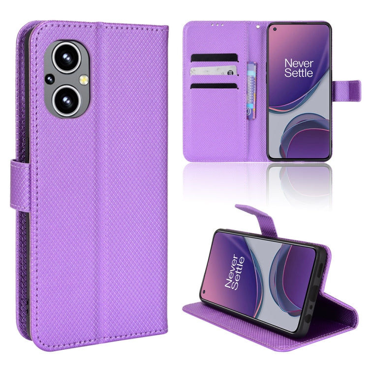 For OnePlus Nord N20 5G Diamond Texture Leather Phone Case