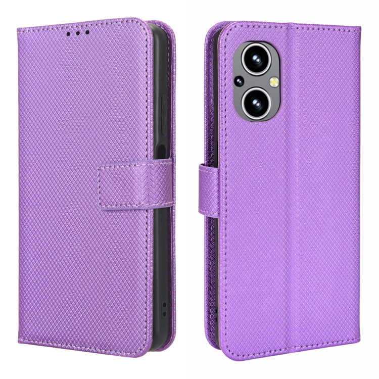 For OnePlus Nord N20 5G Diamond Texture Leather Phone Case