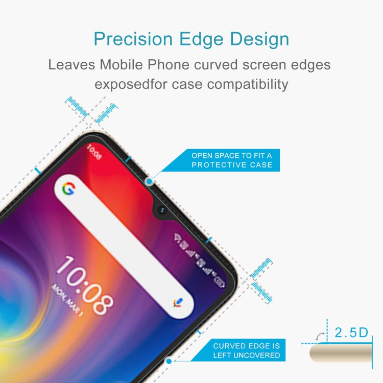 For UMIDIGI F3 Pro 5G 10 PCS 0.26mm 9H 2.5D Tempered Glass Film