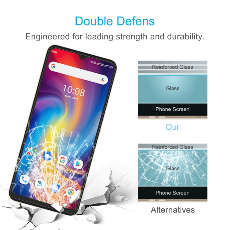 For UMIDIGI G1 Max 10 PCS 0.26mm 9H 2.5D Tempered Glass Film