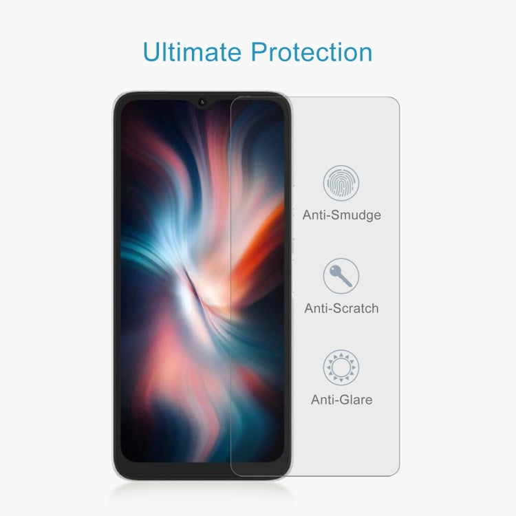 For UMIDIGI C1 Max 50 PCS 0.26mm 9H 2.5D Tempered Glass Film