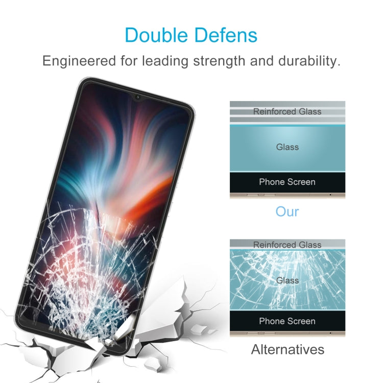 For UMIDIGI C1 Max 50 PCS 0.26mm 9H 2.5D Tempered Glass Film