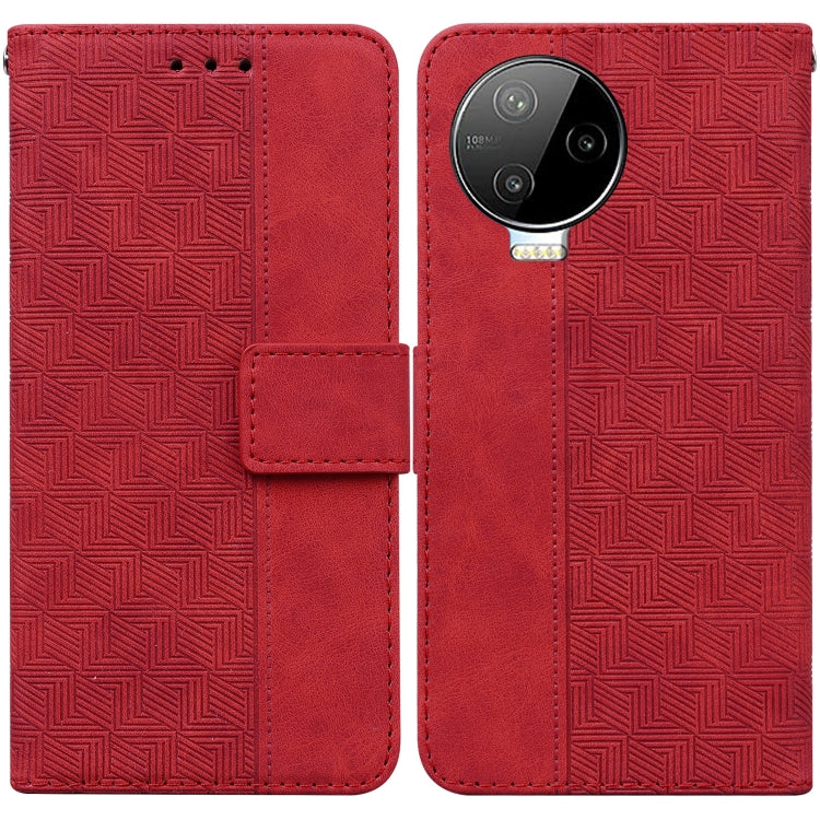 For Infinix Note 12 Pro 4G Geometric Embossed Flip Leather Phone Case