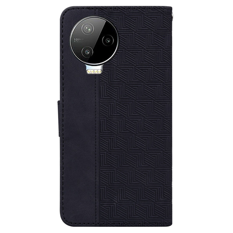 For Infinix Note 12 Pro 4G Geometric Embossed Flip Leather Phone Case