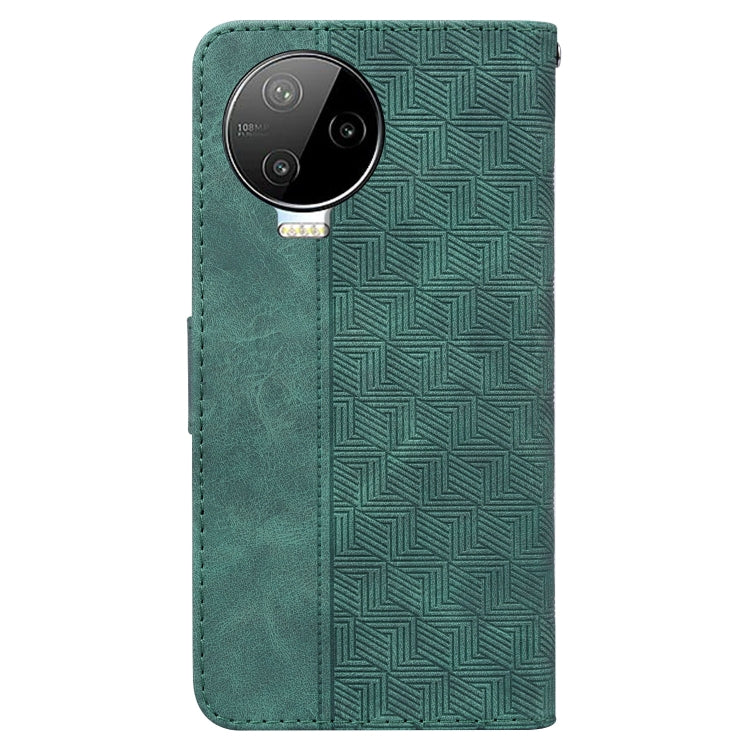 For Infinix Note 12 Pro 4G Geometric Embossed Flip Leather Phone Case