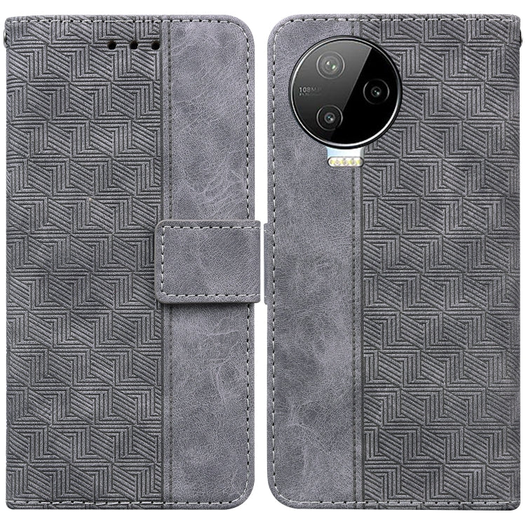 For Infinix Note 12 Pro 4G Geometric Embossed Flip Leather Phone Case