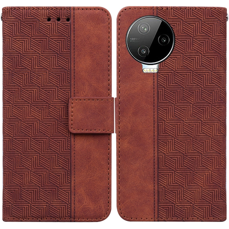 For Infinix Note 12 Pro 4G Geometric Embossed Flip Leather Phone Case