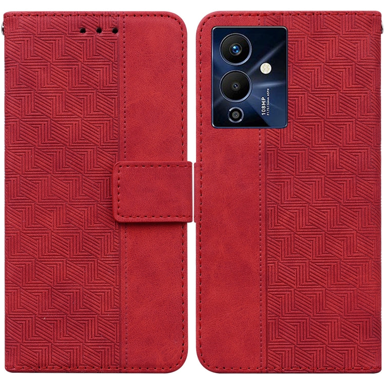 For Infinix Note 12 Pro 5G Geometric Embossed Flip Leather Phone Case