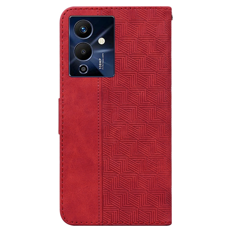 For Infinix Note 12 Pro 5G Geometric Embossed Flip Leather Phone Case