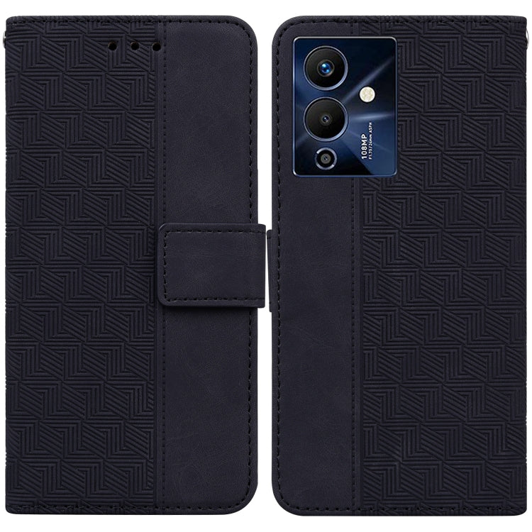 For Infinix Note 12 Pro 5G Geometric Embossed Flip Leather Phone Case