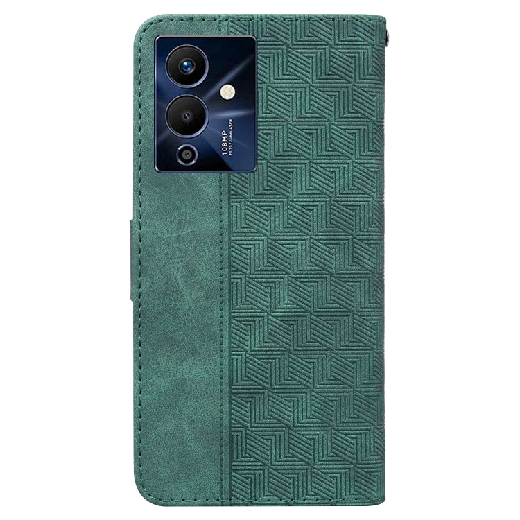For Infinix Note 12 Pro 5G Geometric Embossed Flip Leather Phone Case