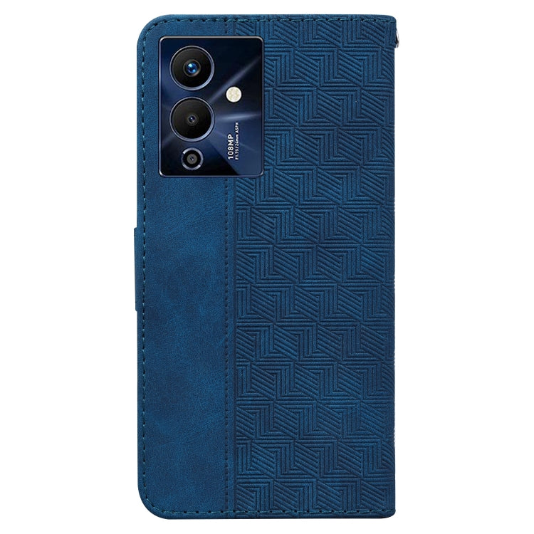 For Infinix Note 12 Pro 5G Geometric Embossed Flip Leather Phone Case